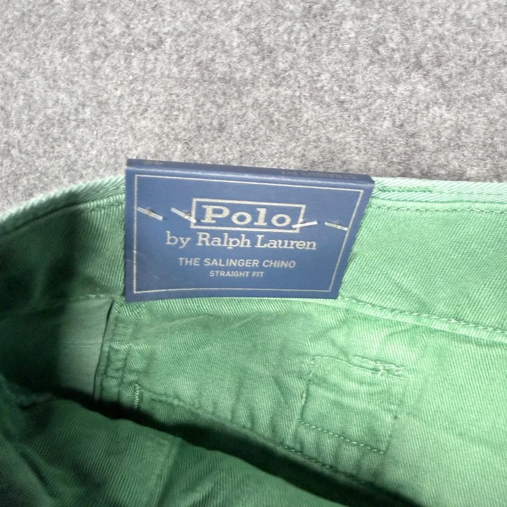 Polo Ralph Lauren Salinger Chino Shorts 42  Faded Mint Green Straight Fit NEW
